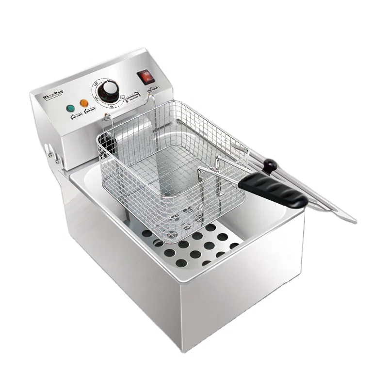 COMMERCIAL ELECTRIC DEEP FRYER ELECTRIC FRYER 6L WITH SAFETY DEVICE
