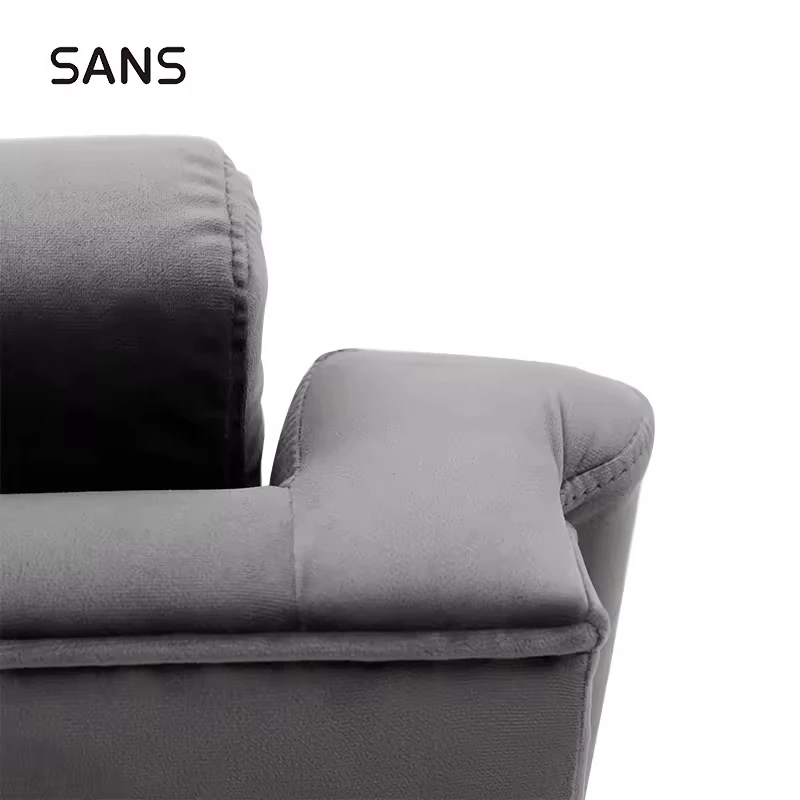 Upholstered Armchair Comfortable Living Room Luxury L-Shaped Corner Fabric Velvet Sofa