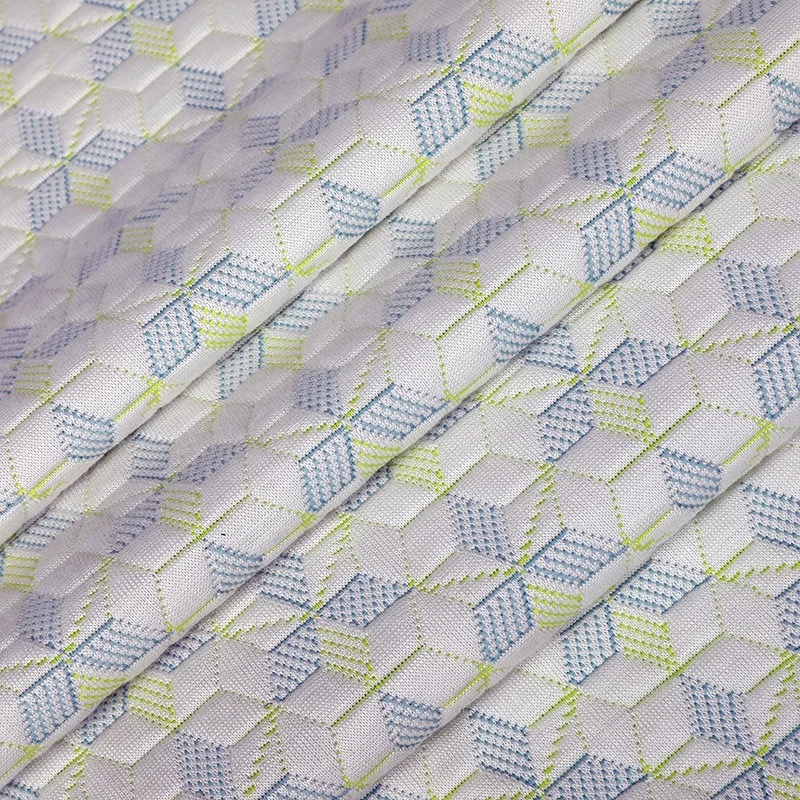 Home Furniture Euro Top Double Jacquard Warp Knit Knitting Knitted Mattress Fabric