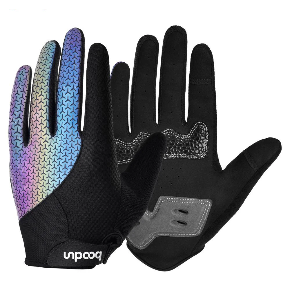 Touch Screen Bicycle Gloves Windproof Silica Gel Anti-slip Men Women MTB Road Bike Gloves Full Finger Cycling Gloves