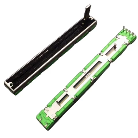 Двойной прямой скользящий потенциометр [VICKO] 7 5 см 75 мм A10KX2 A10K A103 ручка 15 переключатель