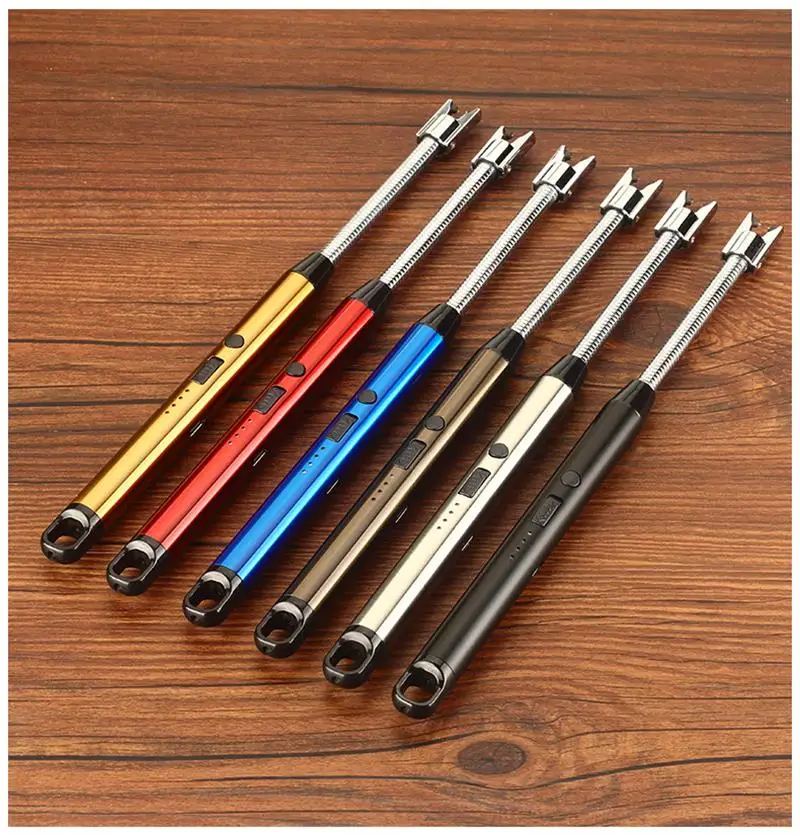 High Quality Custom Long Stick Plasma Candle Lighter/electric Bbq Lighter/usb Arc Kitchen Lighter