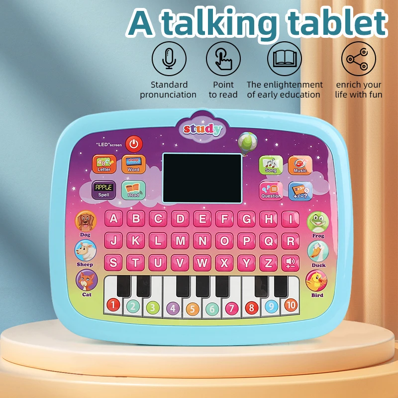 Pre-school Mini Children Educational Kids study Machine Toy Laptops Learning Machine With Keyboard