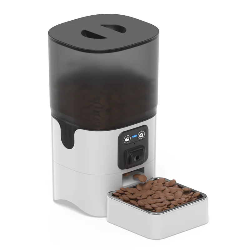Wifi Smart Automatic Auto App Pet Feeder Bowl Dog Food Dispenser Auto Feeder pet camera can be adjusted by hand