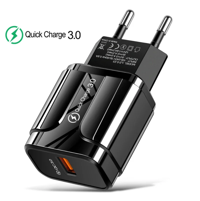 5V 3A QC3.0 quick charger USB Travel adapter for Android charger phone USB charger cargadores for samsung Charging block