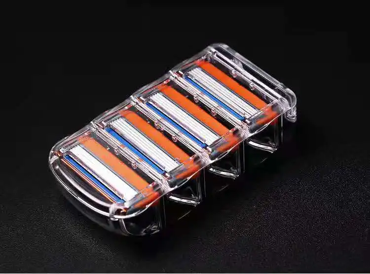 4 Pack Wholesale Price High Quality Five Shaving Razor Blades and Razor Blade Cartridge Refills