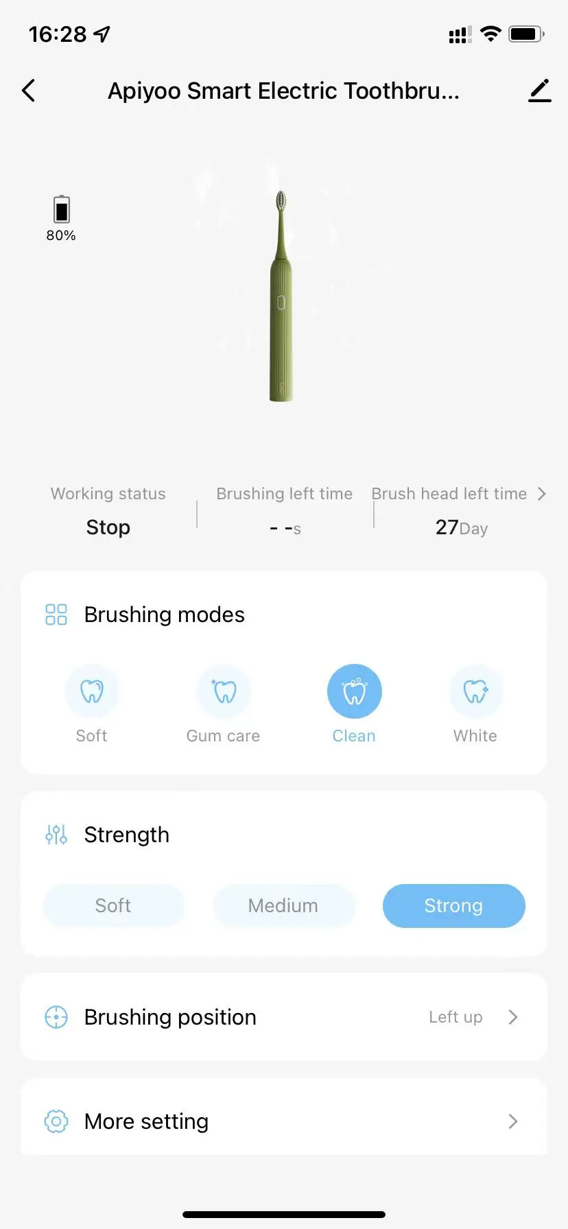 OEM Private Label Whitening USB Charging Rechargeable Smart Soinc Adults Electric Toothbrush With TUYA APP