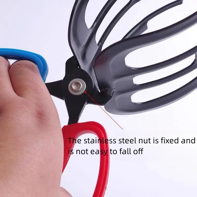 2024New Design Big Scissors Control Forceps Catch Fish Fish Control Clamp Grip Tackle Tool Fishing Pliers Claw Tong