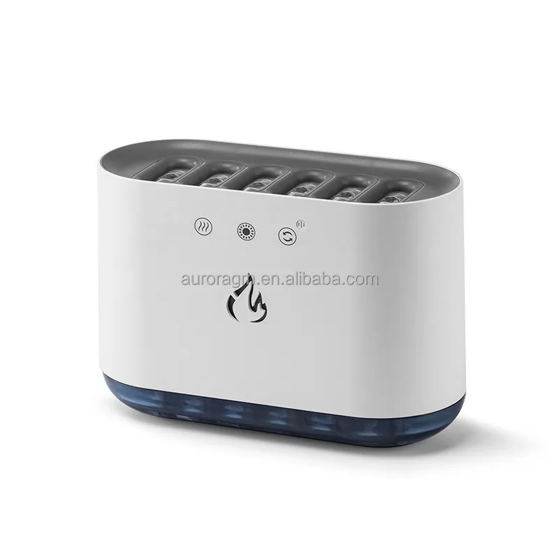2024 New Arrivals Rainbow Light Household 900ML Fire Flame Dynamic Air Humidifier USB Aroma Diffuser