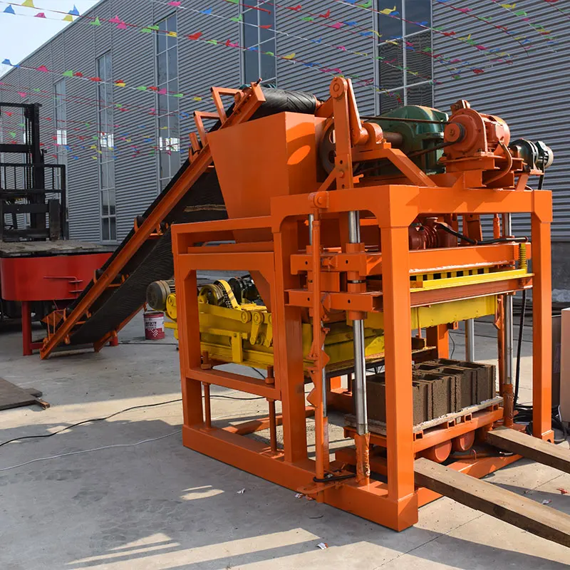 ZEYU Factory Manufacture QTJ4-28 Reliable Quality Automatic Concrete Fly Ash Hollow Block Machine Solid Brick Machine Price