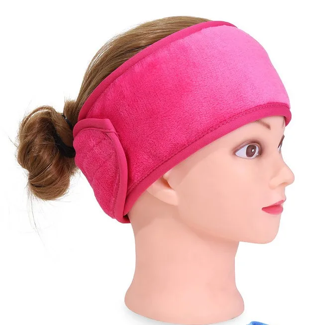 Spa Headband Adjustable Soft Microfiber Hair Wrap Hair Band for Washing Face Makeup and Shower