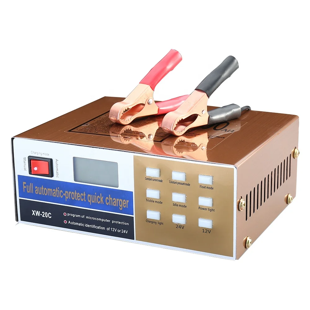 
Popular Manual and Automatic Lead Acid Car Battery Charger 12v24v GEL 