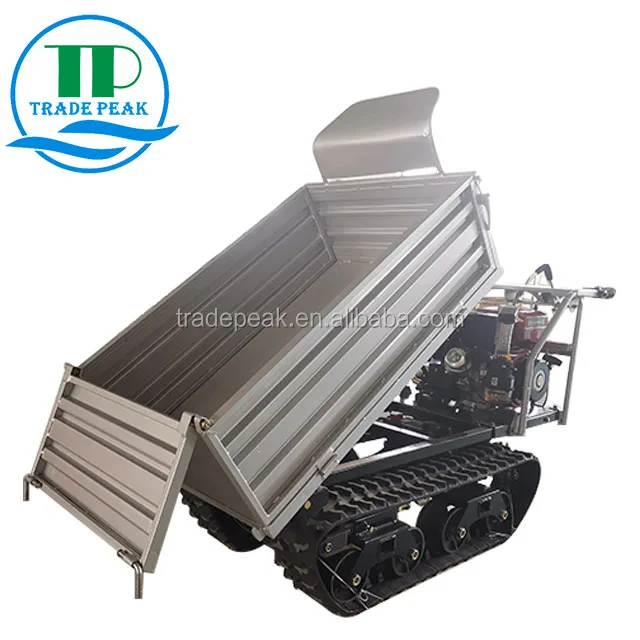 Crawler dumper 500KG mini loader transporter for garden use