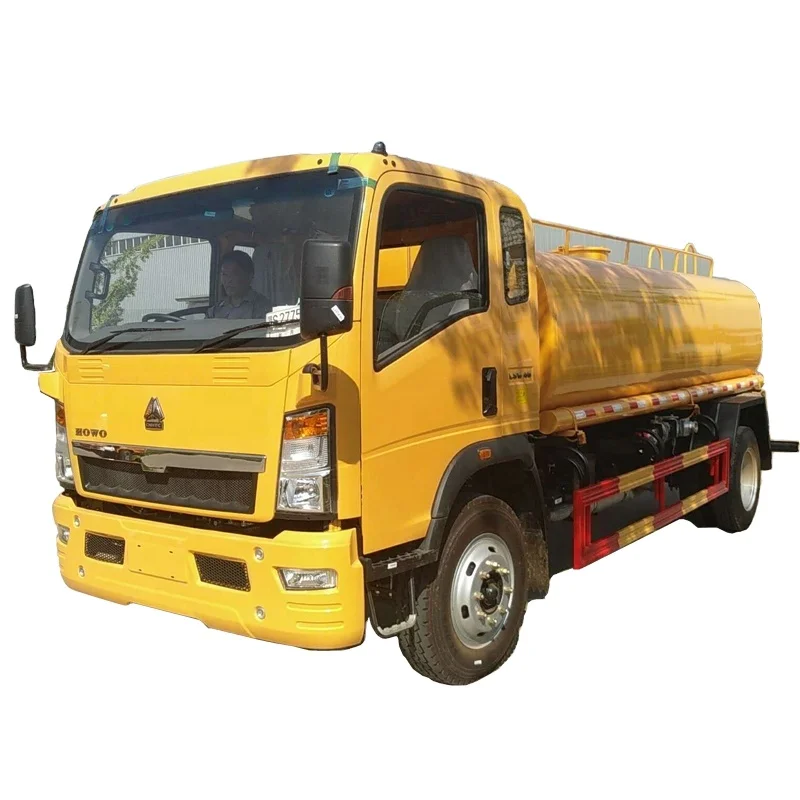 Customized color logo HOWO 4x2 RHD 10 tons 10000L sprinkling water bowser tanker