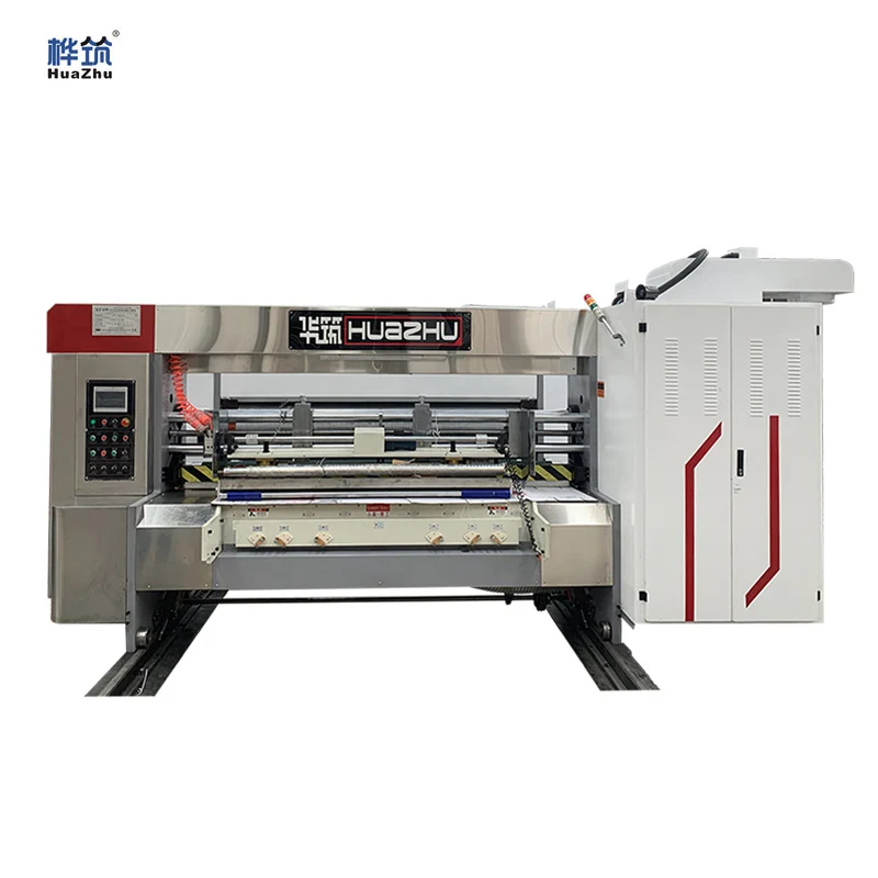 Automatic pizza box printing slotting die cutting machine