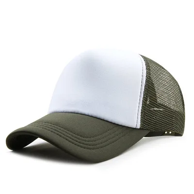 Low Small Moq Custom Two Tone Trucker Baseball Cap Blank One Big Size Quick Dry Hat For Men Sports Team Gorras cap