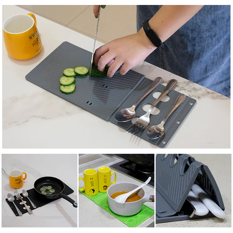  Custom Logo Best Seller Bpa Free Non Slip Heat Resistant Spoon Holder Kitchen Utensil Silicone