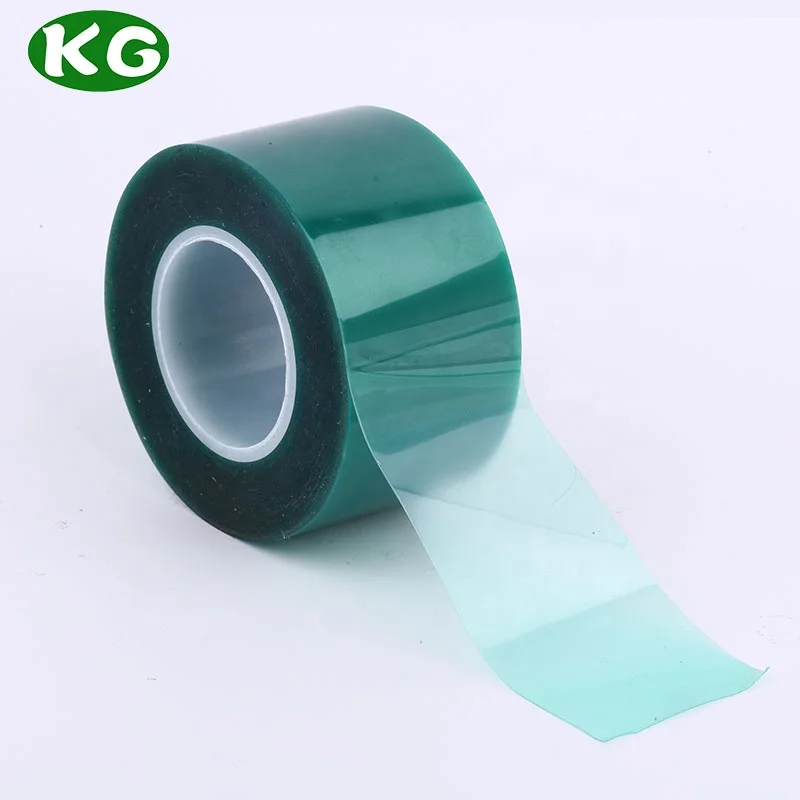 High Temperature Heat-resistant PET Silicone Adhesive Green Insulation Polyester Tape For Insulation Masking
