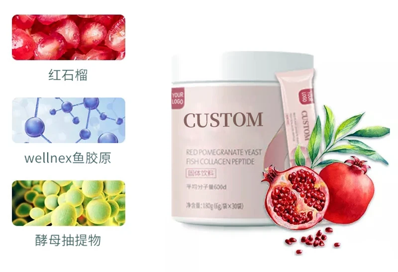 В соответствии с требованиями заказчика Настройте антиоксидантные частицы пептида протеина рыбы