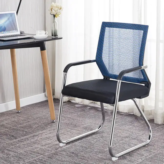Mesh Chair For Office No Wheel Fixed Base Conference Meeting Room Visitor Chair Office Chair Armrest