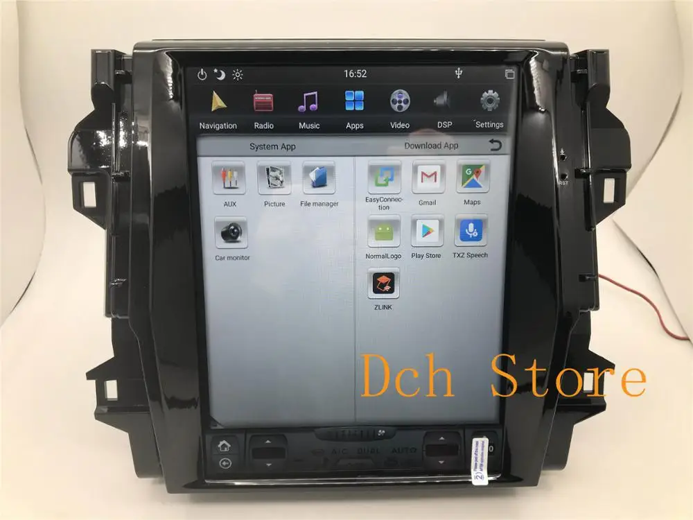 12.1 inch Vertical tesla style Android 9.0 Car DVD player GPS for Fortuner 2016- 2019 PX6 CARPLAY RADIO IPS STEREO NAVIGATION