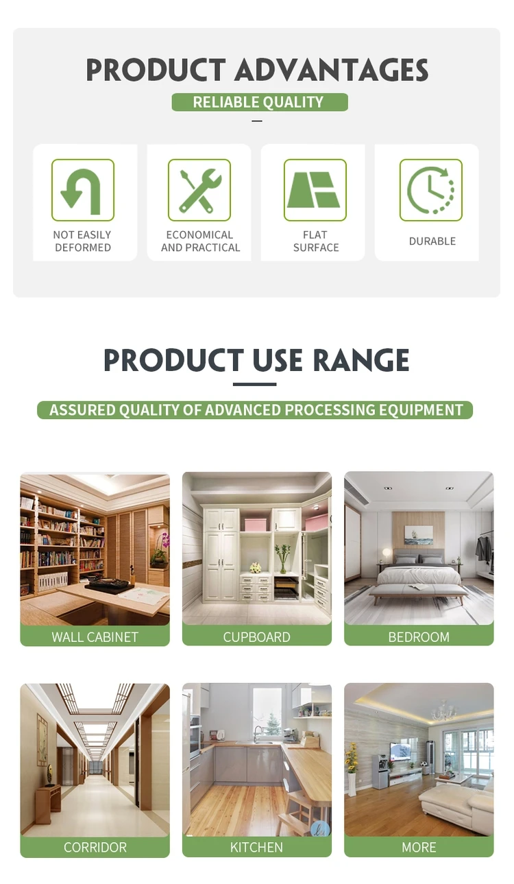 wood veneered faced melamine mdf board