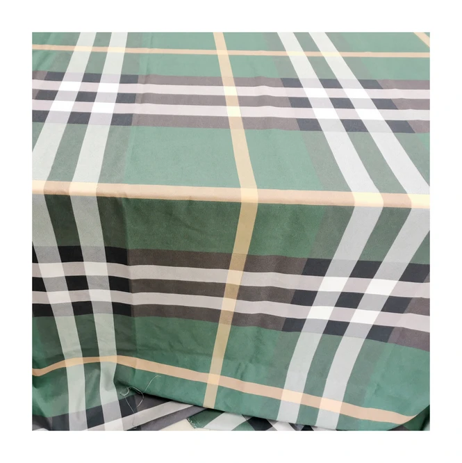 
115gsm 100% polyester check fabrics polyester famous design 100% polyester disperse printing fabric for bed sheets 