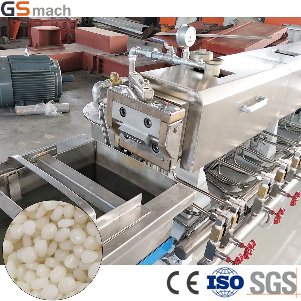 Гранулятор для переработки пластиковых бутылок с водяным охлаждением продажи