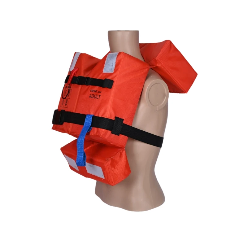 Factory Supply EC/CCS certificate reflective strap professional working life jacket marine life vest with whistle