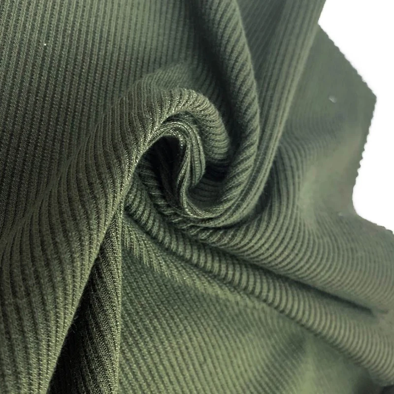 2022 Hot selling new fashion dty RIB fabric 2-side brush fabric knitted printed fabric for garment