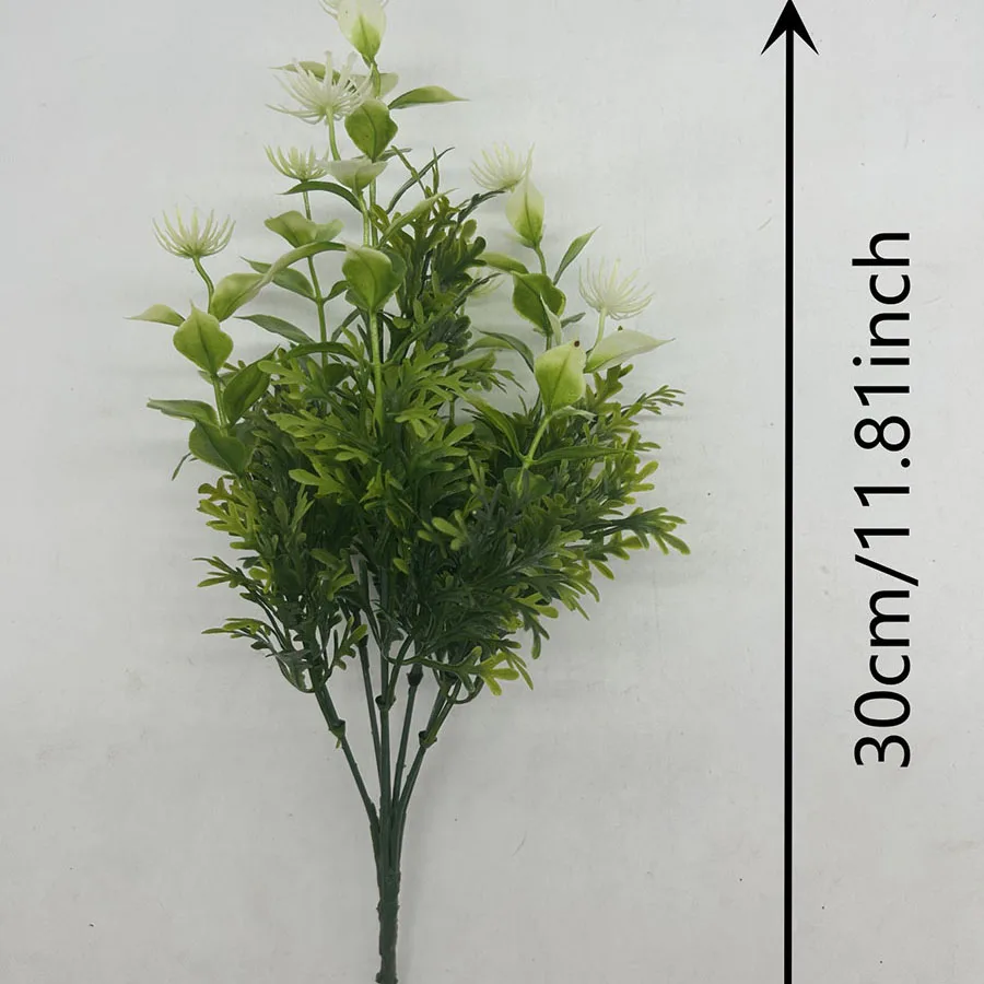 RX-94 Delicate Artificial Greens Garden Decoration Simulation Green Flowers Plant Wedding And Hotel