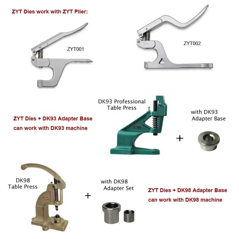 Awl Die Mould To Pierce Hole Punch Hold Mould For Handheld Press ZYT Plier