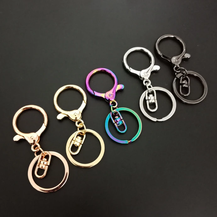 custom lobster clasp key ring chain