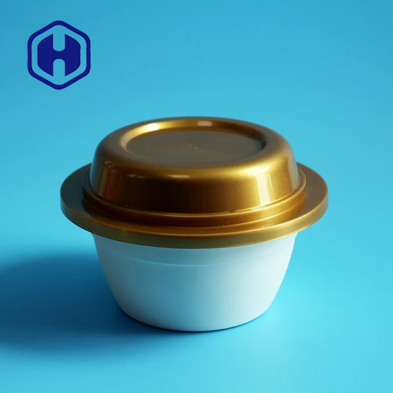 wholesale food grade airtight hot filling EOE sealing plastic PP disposable bowls