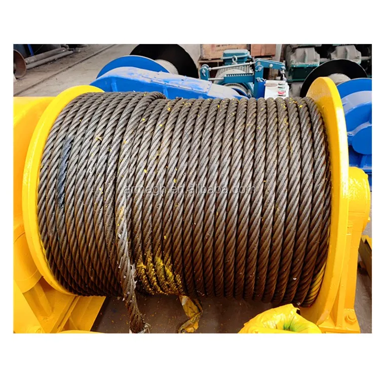 hydraulic winch 10 ton with 100m 300m 500m diesel power double drum winch