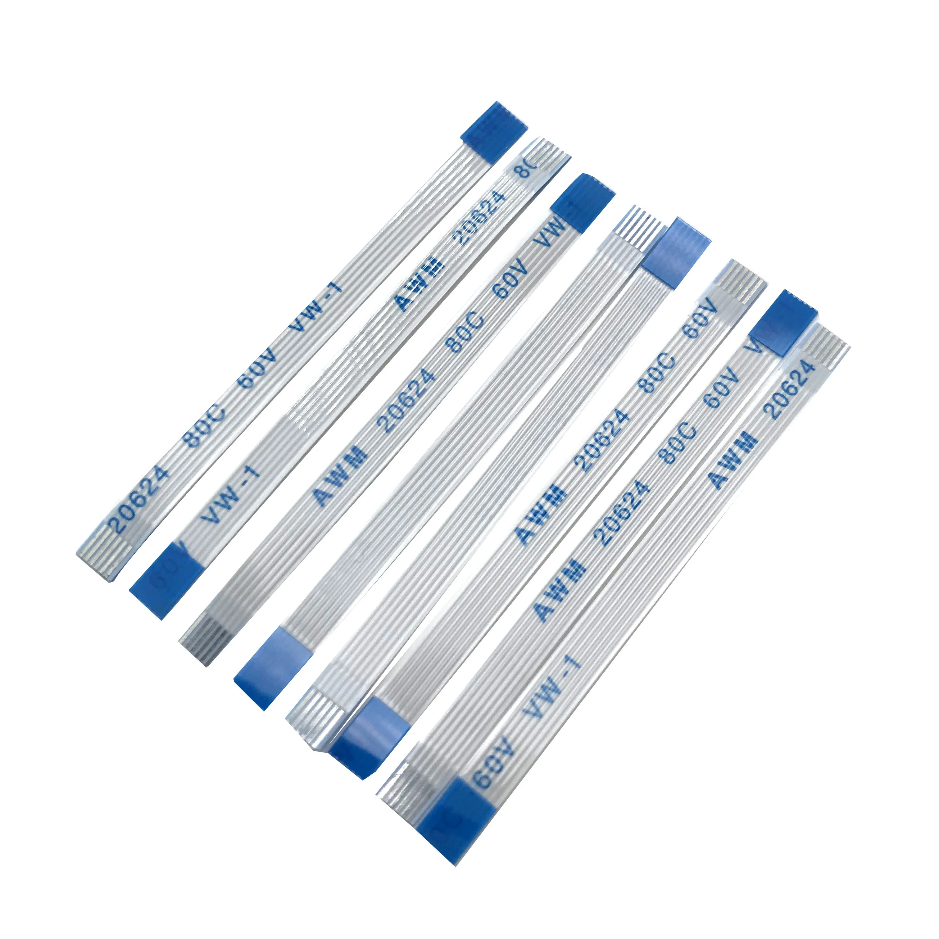 AWM 20624 80C 60 V - 1 Pitch 0.5/ 1.0mm Length 100mm 16 Pin Flexible Flat Cable FFC Cable