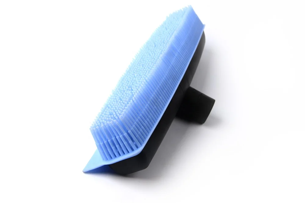 Household angle brooms rubber bristle broom head