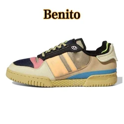 Forum Low Casual Running Shoes Original Bad Bunny Buckle BrownDesigner Bright Blue  Mens Women Platform Sneakers Sports Trainers