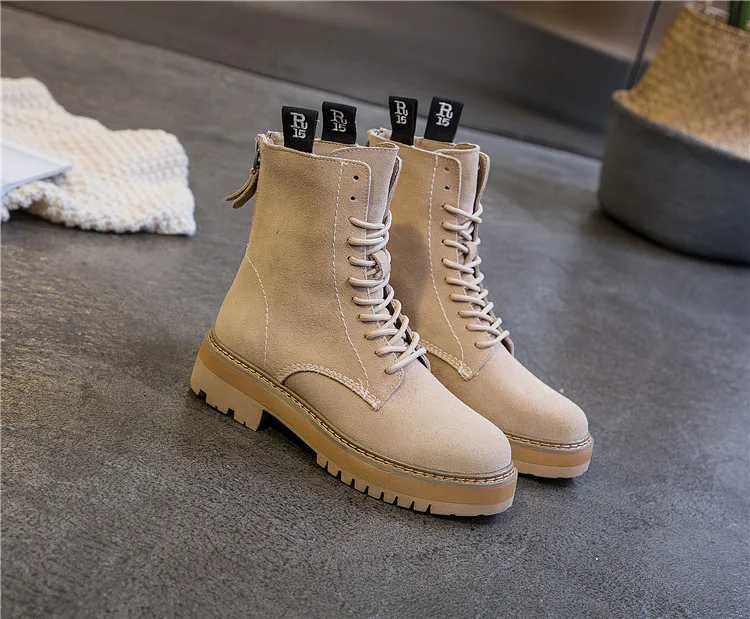 New Models High Tide Ladies Boots Women Boots Shoes Fashion Textile Pu Rubber Winter Boots for Women Solid Western Pu Leather