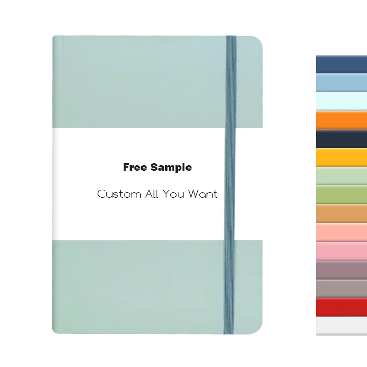 Bulk Custom Logo Notebooks Personalized Hardcover PU Leather Journal with Custom Logo Printing