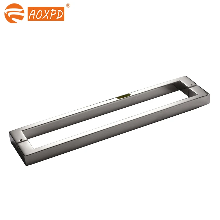 304 stainless steel thickened glass door handle modern simple polishing European glass door handle