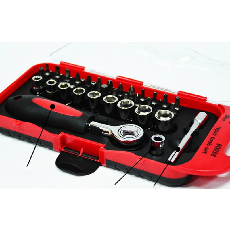 Hot Selling Universal Magnetic Ratchet Screwdriver Set 10 Impact Bits Best Unique Tool Gift Diy Socket Set For Men