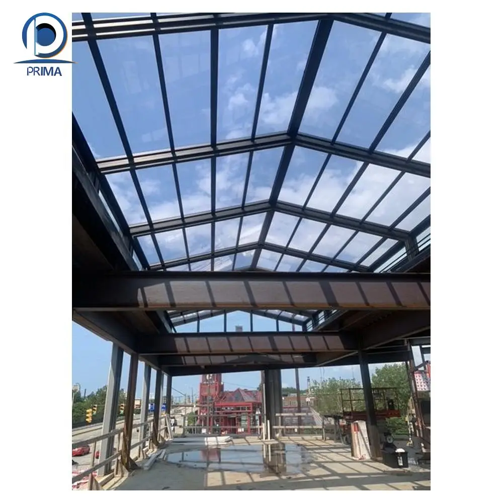 Prima Good Quality Skylight Roof Window Automatic Skylight Motor Glass Roof Skylight