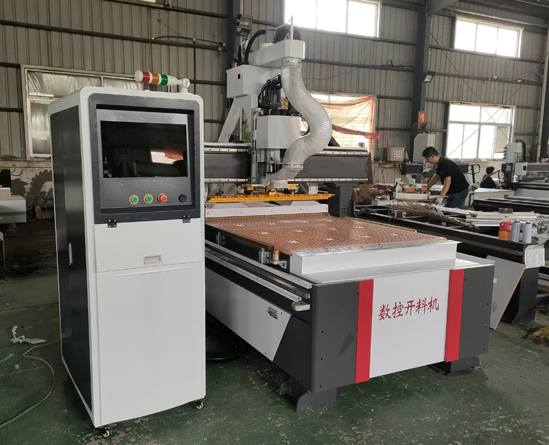 China factory 1325ATC Nesting CNC router machine with 12 automatic tool changers under gantry