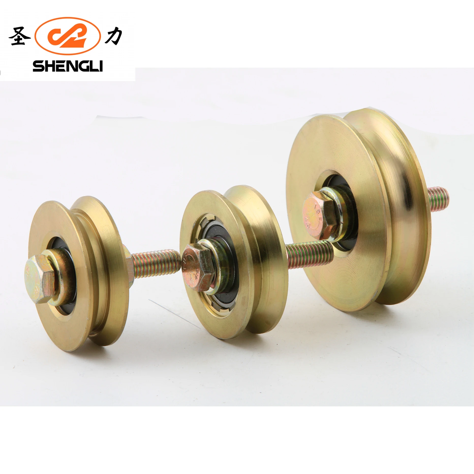 High Quality Sliding Gate Pully Metal Pulley Wheels with Single Bearing Y Groove