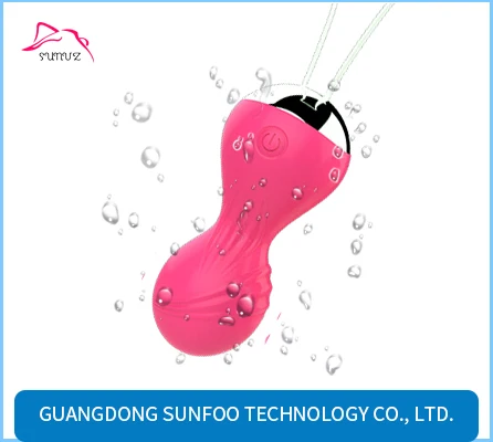  Mute Design Safe Rose Red Waterproof Tighten Massage Sex Toy Women Magnete Kegel Ball