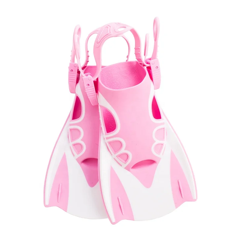 WAVE sport fins water sports equipment swimming flipper adults adjustable strap swim training scuba short bodyboard fins