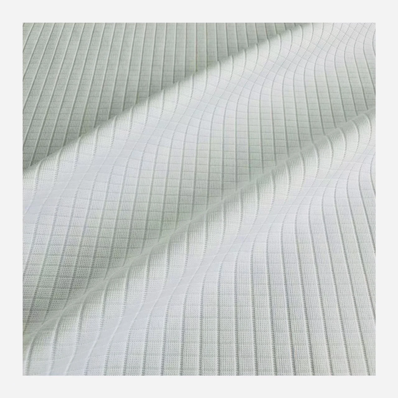 Wholesale 130gsm 100%polyester soccer jersey fabric white dri fit fabric check jacquard fabric for sports shirt