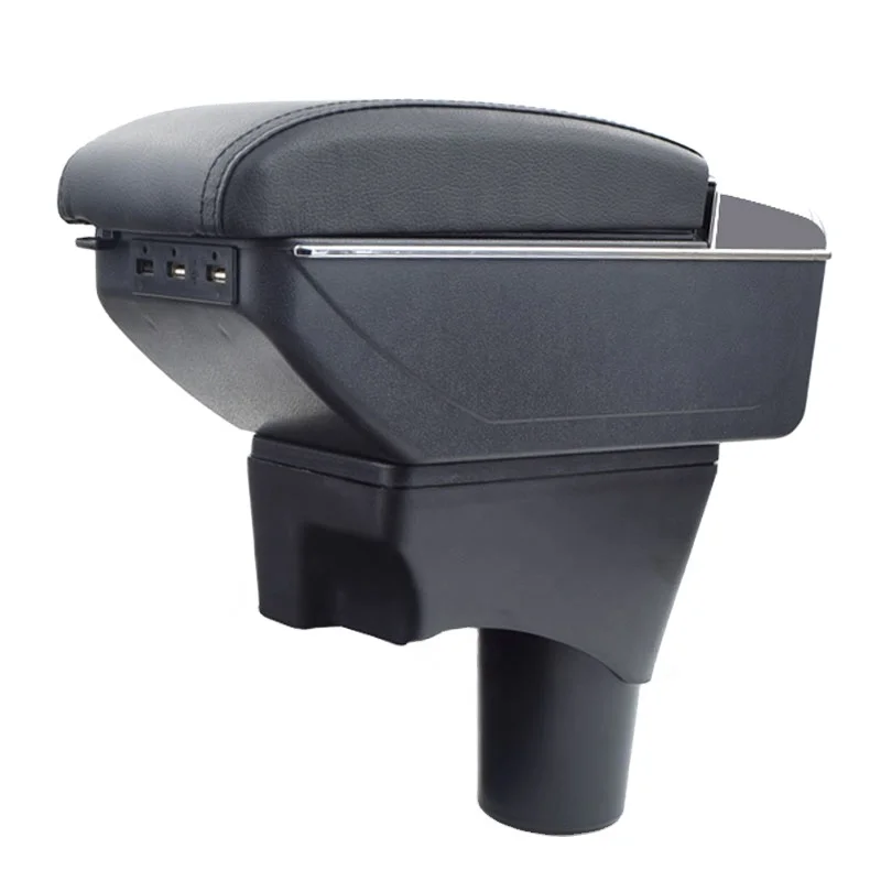 Подлокотник Vtear для Nissan Sunny Versa кожаный ящик хранения интерфейса USB Красная Нить Стайлинг автомобиля подлокотник из АБС-пластика аксессуары