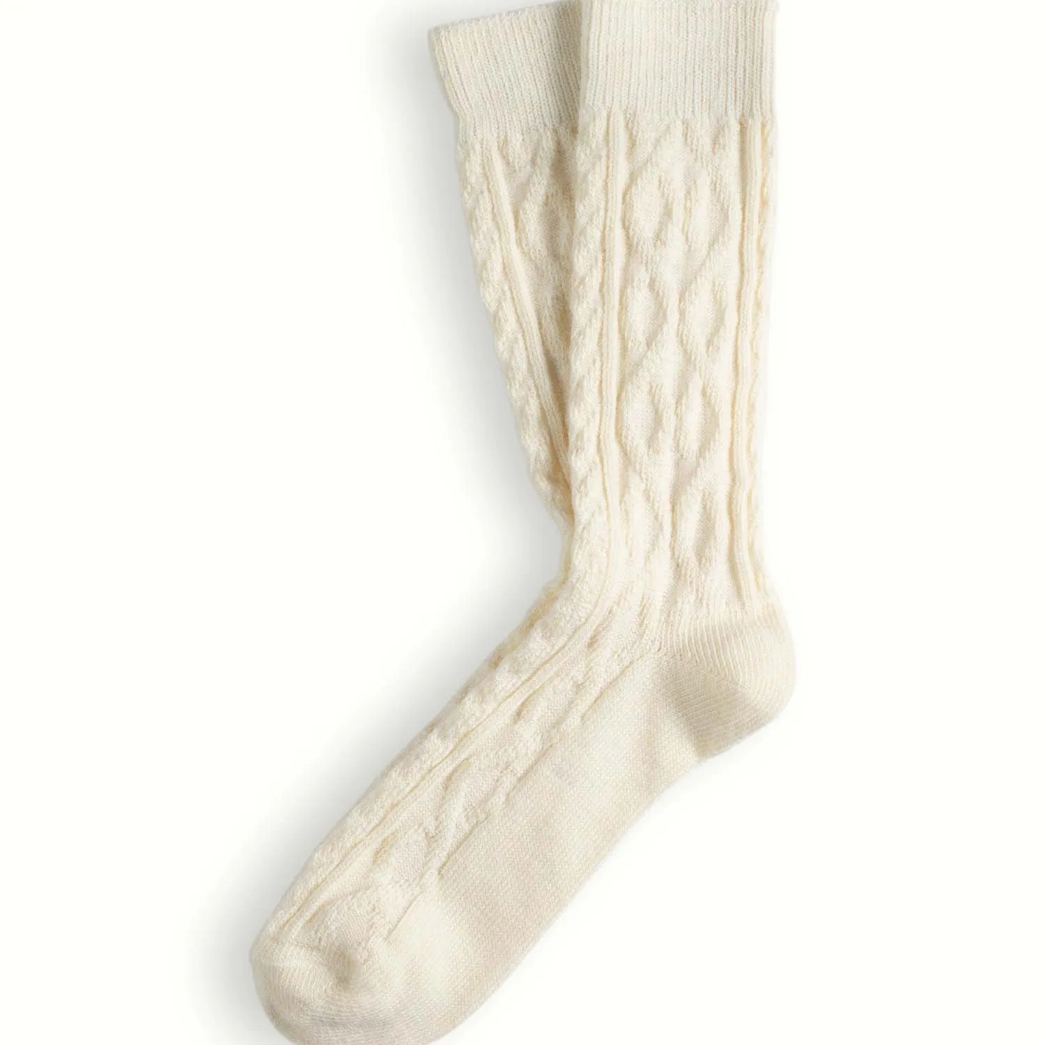 High quality custom jacquard cashmere solid color unisex knitted sock